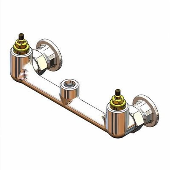 T&S Brass - Equip 8'' Wall Mount Base Fct, No Handles