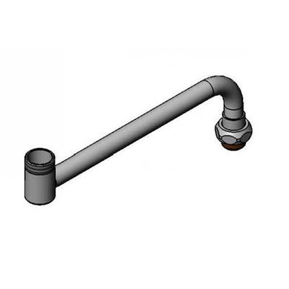 T&S Brass - 9'' Back Section for Double-Joint Swing N