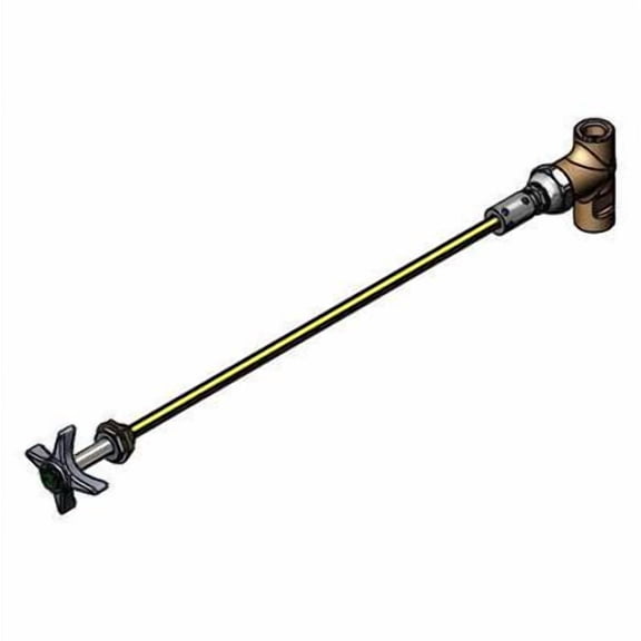 T&S Brass - Remote Control Water Valve & Metal Furniture Flange