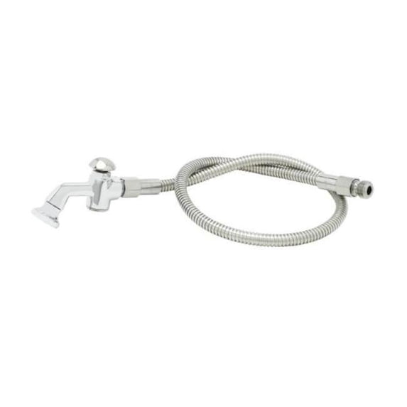 T & S BRASS & BRONZE WORKS B-0101 Commercial 36 in. Stainless Steel Hose with Rosespray Outlet