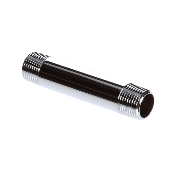 T&S Brass Nipple / Riser, 3/8 Npt X 3 Long, Chrome-Plated 000358-40 - Genuine OEM Replacement Part