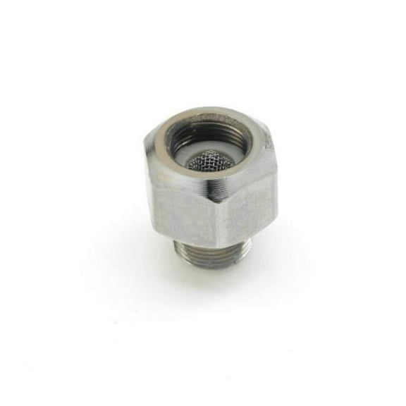 T&S Brass 016419-25 0.375 in. Female x Male Compression Check Valve Assembly, Chrome Plated Brass