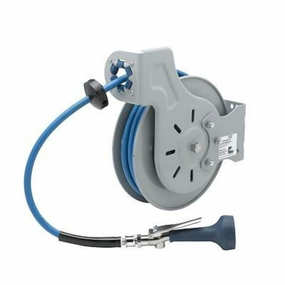 T&S Brass - 3/8'' x 35' Open Coated Reel w/ B-0108 HOSE REEL