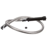 T&S Brass Hose, 44 Flex Stainless Steel, Black Handle 5HSE44 - Genuine OEM Replacement Part