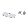 thumbnail image 1 of T&S Brass - 4'' c/c Forged Deck Plate, Chrome Plated, 1 of 1
