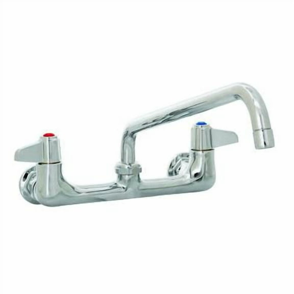 T&S Brass - Faucet, Wall Mount, 8'' Centers, 10'' Swing Nozzle