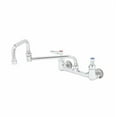 thumbnail image 1 of T&S Brass - Double Pantry Faucet, 8'' Wall Mount, 15'' Double Joint Swing Nozzle, 1 of 1