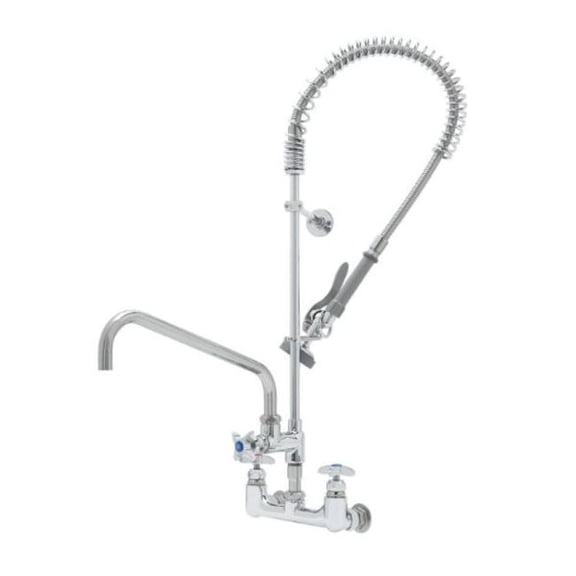 T&S Brass B-0279 Big-Flo 8 Wall Mount Pre-Rinse Unit