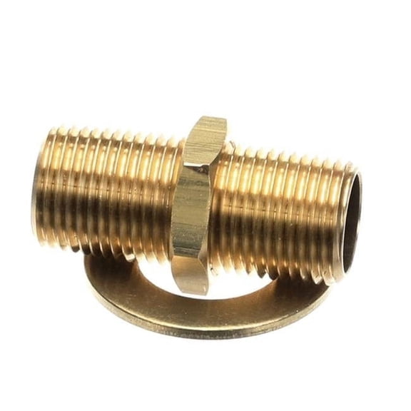 T&S Brass B-0425 0.5 NPT x 2 in. Long Supply Nipple Kit