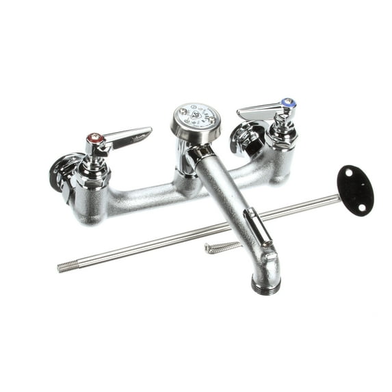 T&S Brass Service Sink Faucet, Wall Mount, 8 Centers, Vacuu B-0665-RGH - Genuine OEM Replacement Part