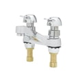 thumbnail image 1 of T&S Brass B-0831-02VR-PA Brass 4 in Deck Mount Pivot Action Faucet, 1 of 1