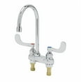thumbnail image 1 of T&S Brass - Medical Faucet, 4'' Centerset, Swivel/Rigid Gooseneck, 2.2 gpm Laminar Outlet, 4'' Handles, 1 of 1