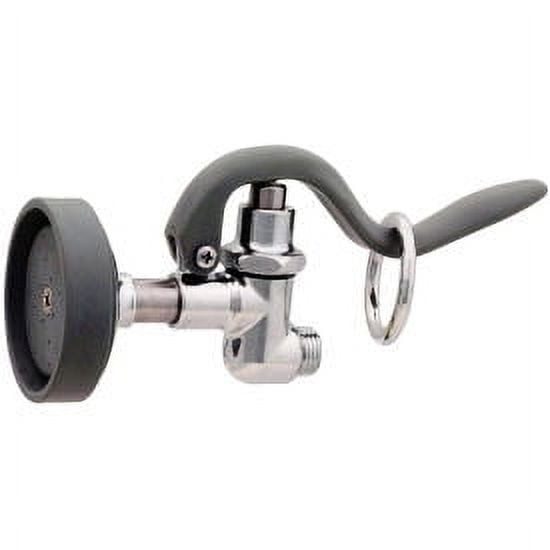 Chrome Stainless Steel Wall Mount Pre-Rinse Faucet Unit