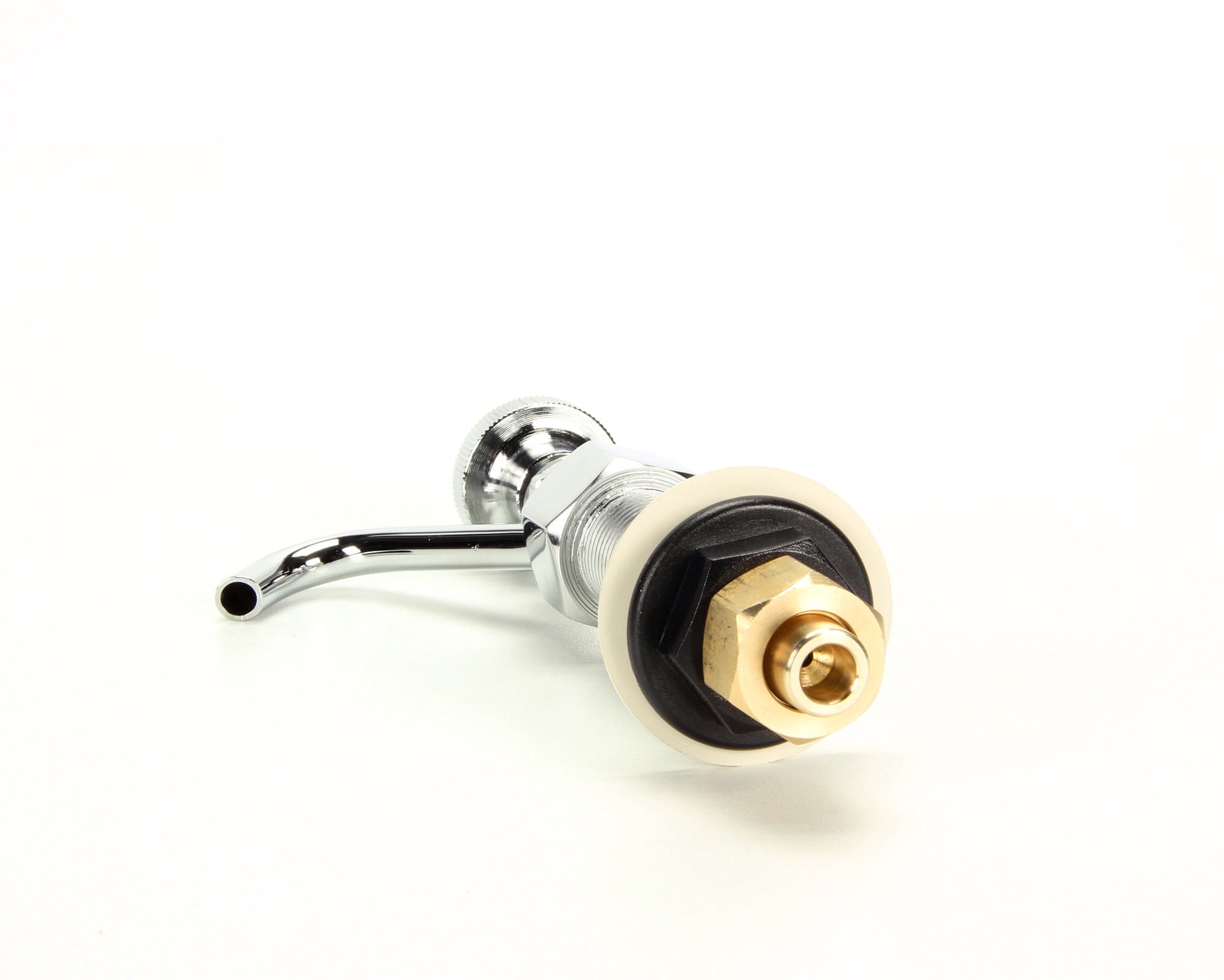 TS Brass Dipperwell Wasserhahn Chrom – Für Waschbecken, Einzelloch, Kommerziell