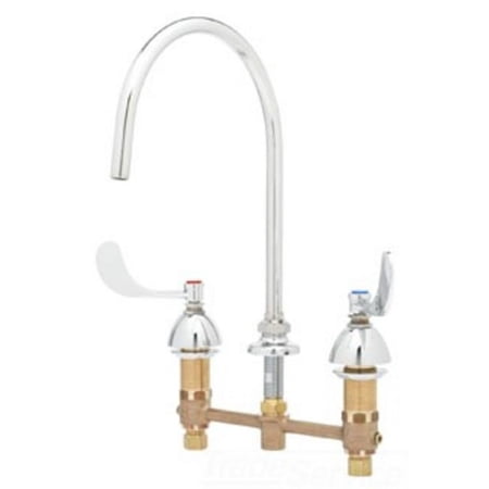 T&S Brass B-2862-08-LF16 Concealed Widespread Lavatory Faucet