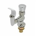 thumbnail image 1 of T&S Brass B548752 Brass Nickel Chrome Flexible Mouth Guard Push Button Metering Handle, 1 of 3