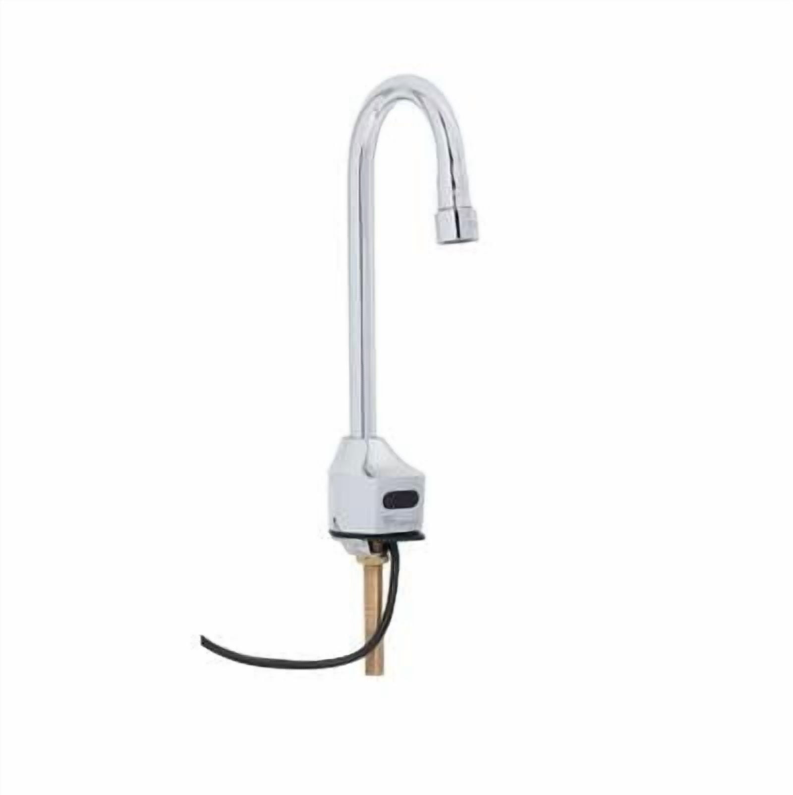 T&S Brass - Deck Mount Electronic Sensor Faucet, ASSE 1070 TMV, EC-HYDROGEN, 1.0 GPM VR Aerator ChekPoint