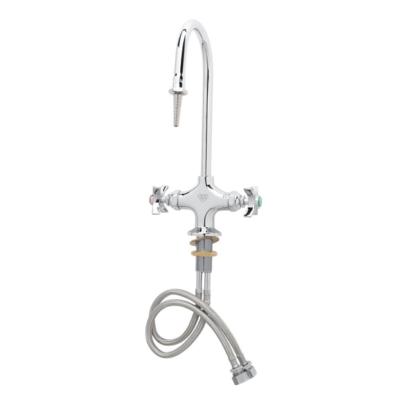T And S Brass Bl-5700-01 Deck Mounted Single Hole Laboratory Mixing Faucet - Chrome
