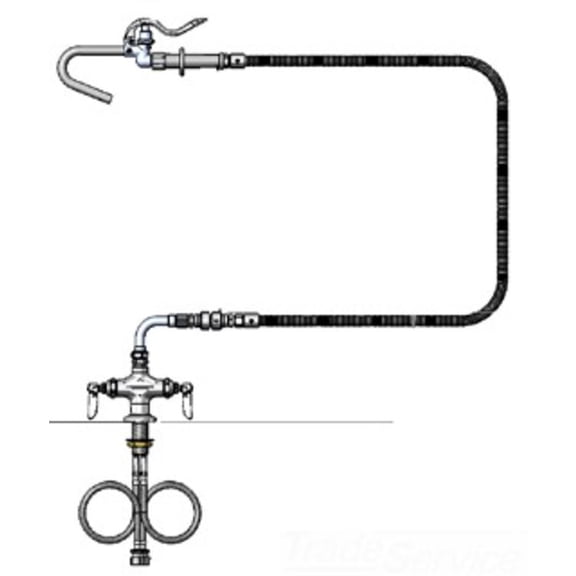 T&S Brass B-0300-PF Double Pantry Faucet