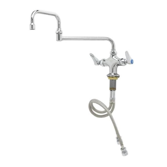 T And S Brass B-0251 8.67 GPM Single Hole Pot Filler - Chrome