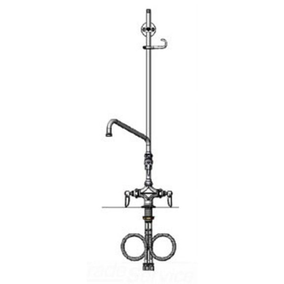 T&S Brass Pre-rinse Unit, EasyInstall - B-0113-A06-08C