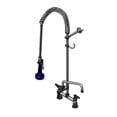 thumbnail image 1 of T And S Brass B-0123-A10-B08c Pre-Rinse 8" Deck Mounted Food Service Faucet - Chrome, 1 of 1