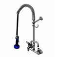 thumbnail image 1 of T&S Brass - EasyInstall Pre-Rinse, Spring Action, 8'' Wall Mount Base, 6'' Add-On, Wall Bracket, B-0108 JeTSpray Valve, 1 of 1