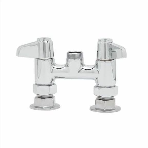 T&S Brass - Equip Base Faucet, 4'' Deck Mount, Swivel Outlet, Less Nozzle