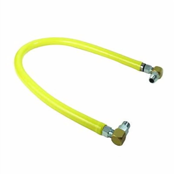 T&S Brass - Gas Hose, Free Spin Fittings, 3/4'' NPT, 36'' Long, Includes SwiveLink Fittings