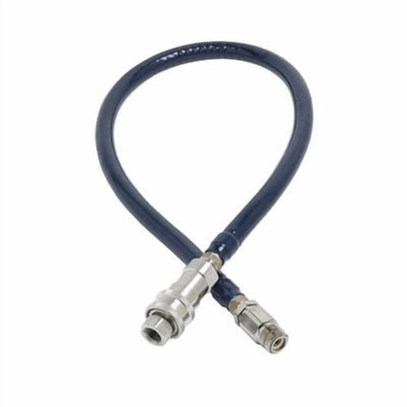 T&S Brass - Water Hose w/ Quick Disconnect, 3/8'' NPT x 60'' Long