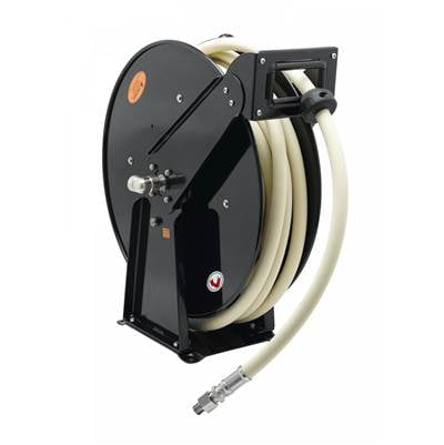 T&S Brass - Hose Reel, Open, Epoxy Coated Steel, 3/4'' x 50' Creamery Hose