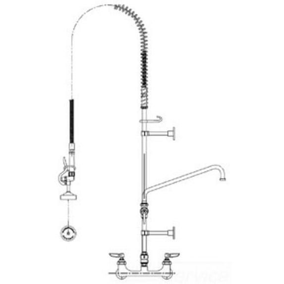 T&S Brass B-0133-063X Pre-rinse Unit