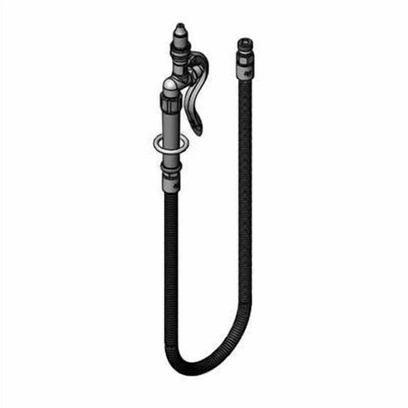 T&S Brass - Spray Assembly, 3' Stainless Steel Hose with Quick Disconnect Jet Spray Head