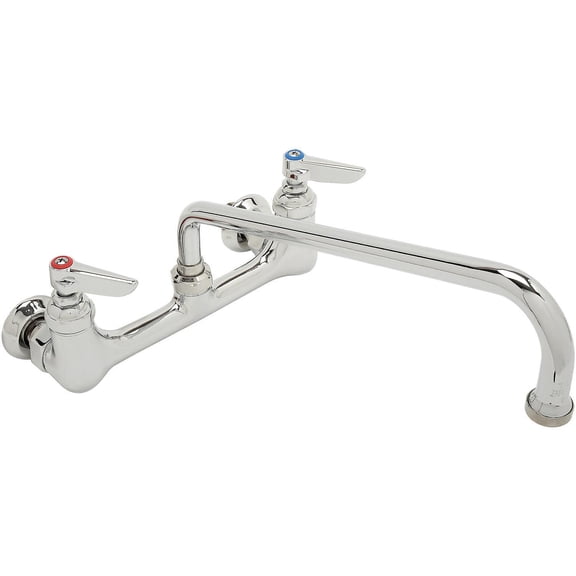 T&S Brass B-0231-EE B-0231-EE Widespread Faucet W/ 12"" Swing Nozzle
