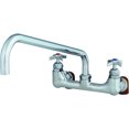 thumbnail image 1 of T&S BRASS B-0291 BIG-FLO MIXING FAUCET, WALL MOUNT, 8 CENTERS, 18 SWING NOZZLE, LL, 1 of 1