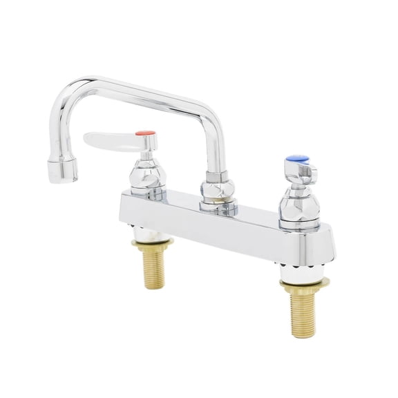 T And S Brass B-1122-Xs 2.2 GPM 8"W Deck Mounted Utility Faucet - Chrome