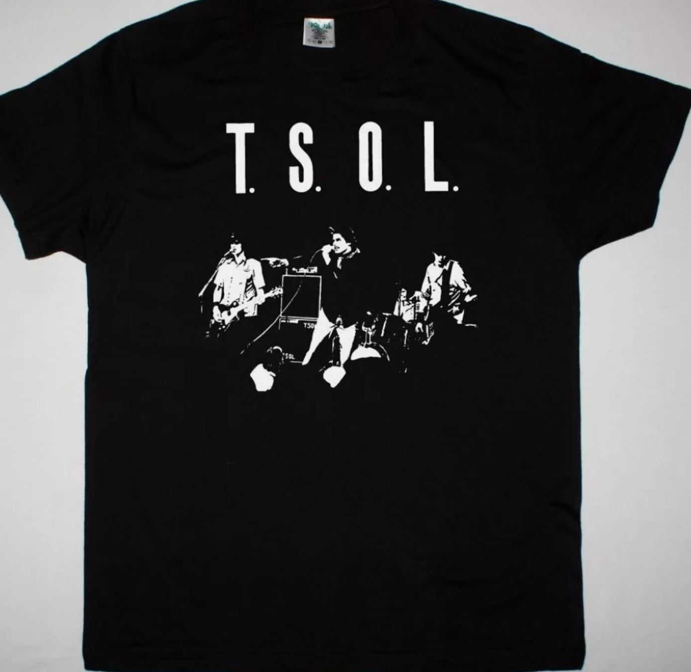 T.S.O.L. Group Shirt Leftover Crack Dead Kennedys Punk Subhumans t