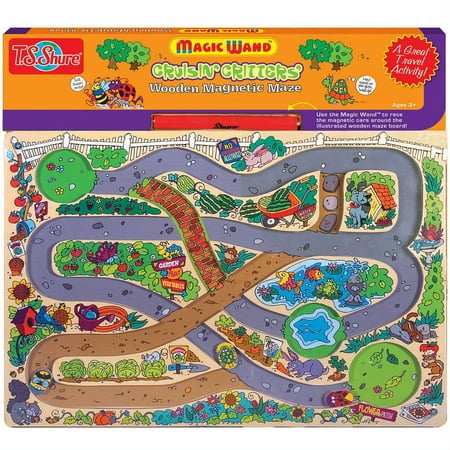 T.S. Shure Cruisin' Critters Wooden Magnetic Maze