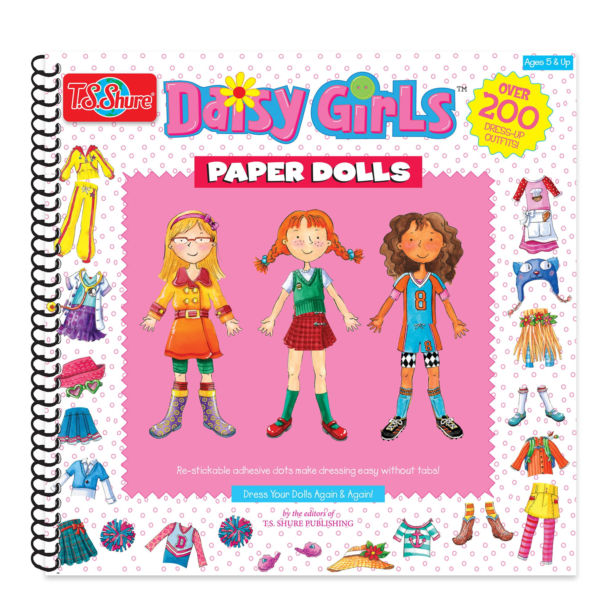 Ts Shure Daisy Girls Paper Dolls Activity Book 