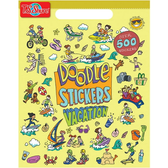 T.S. Shure Doodle Vacation Sticker Book