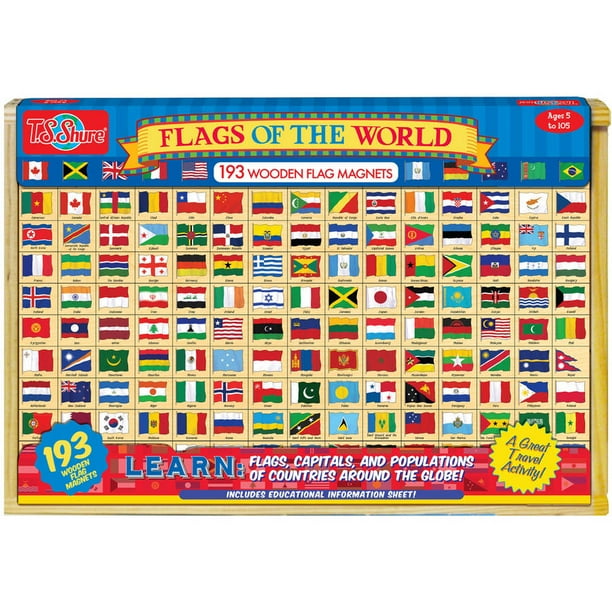 T.S. Shure Flags of the World Wooden