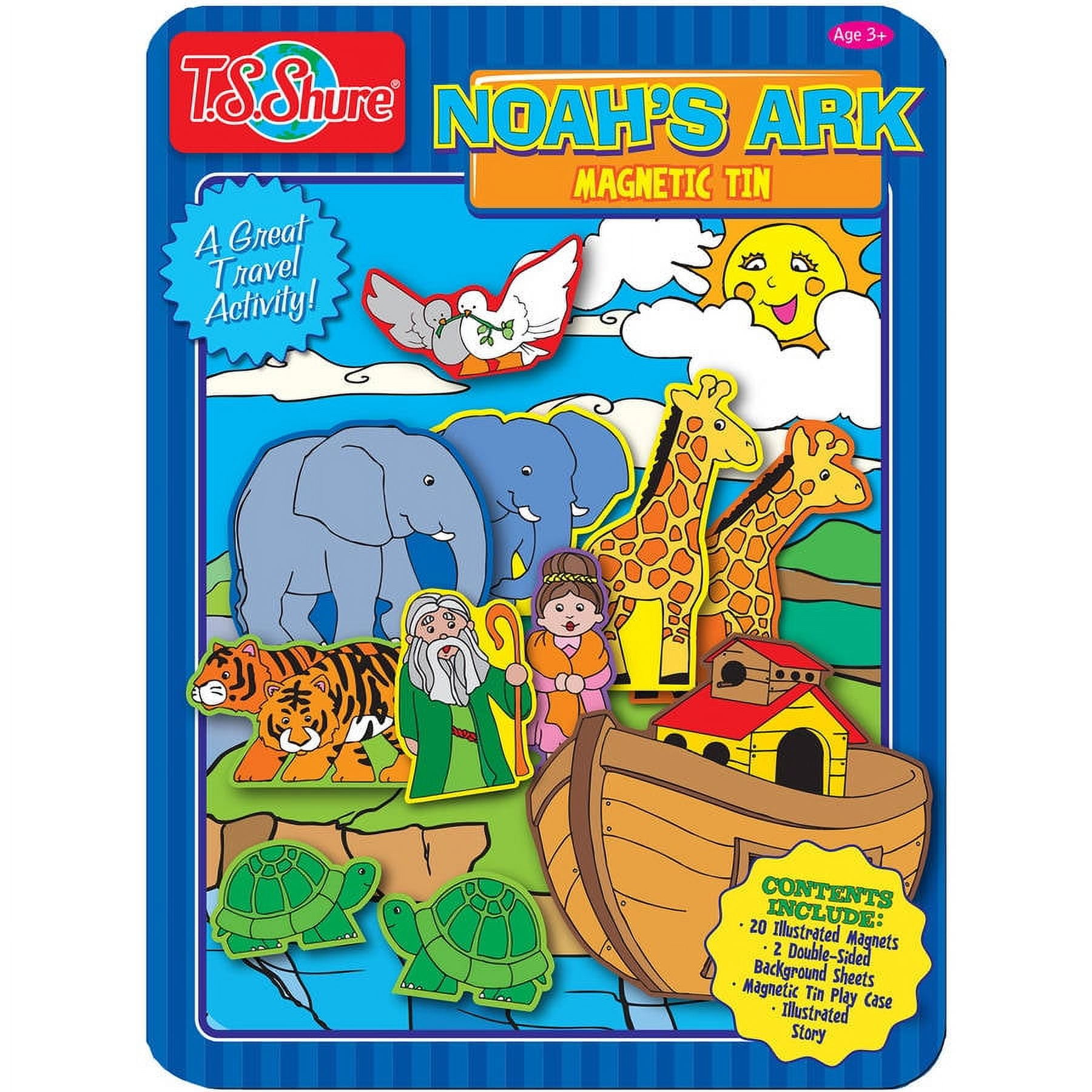 T.S. Shure Noah's Ark Magnetic Tin Playset - Walmart.com
