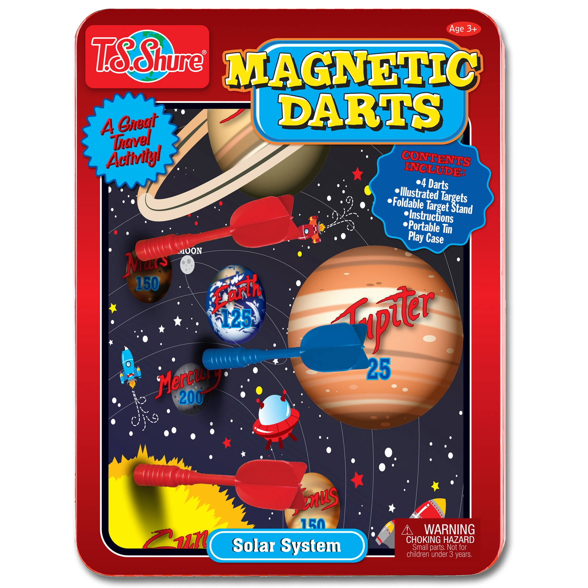 T.S. Shure Solar System Dart Game Tin