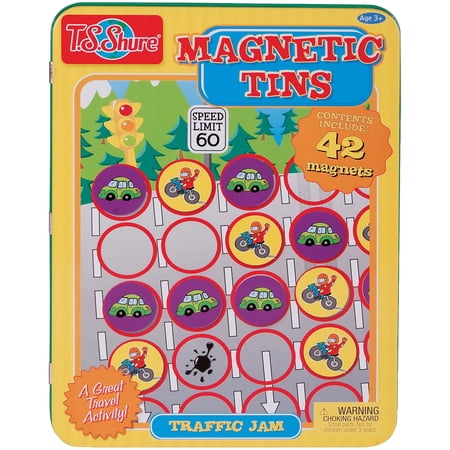 T.S. Shure Traffic Jam Magnetic Tin Play Set