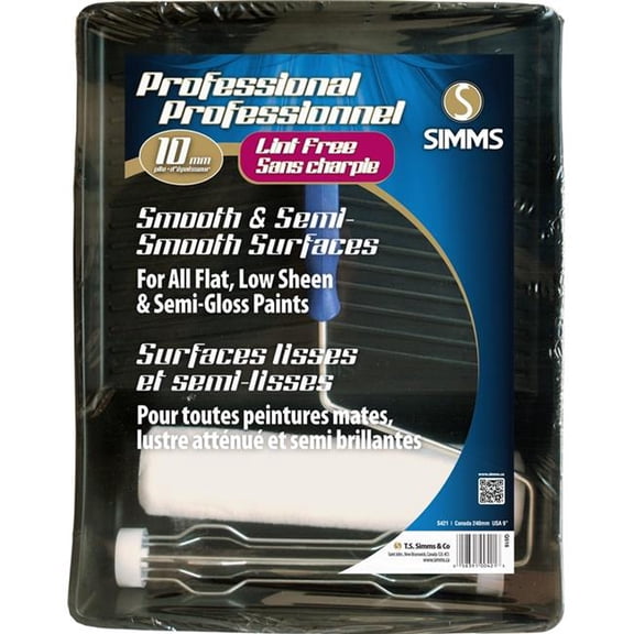 T.S. Simms 8287070 10 in. x 240 mm Roller Set - 3 Piece