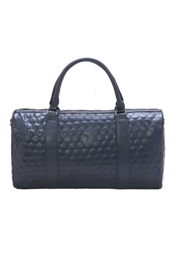 Luxury Women's Quilted Leather PU Weekender Travel Duffel Bag