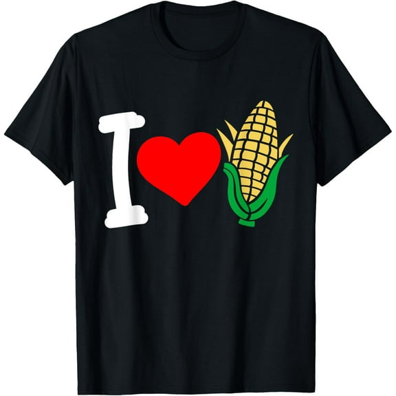 T-SHIRT Corn I Love Corn T-Shirt mens t shirt，black，women，funny，misfits，men，journey