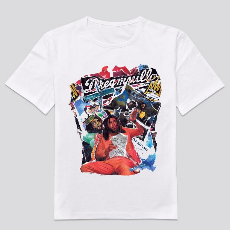 T SHIRT J COLE COLEWORLD KOD RAPPER MUSIC HIP HOP R B VINTAGE TEE ARTIST Walmart