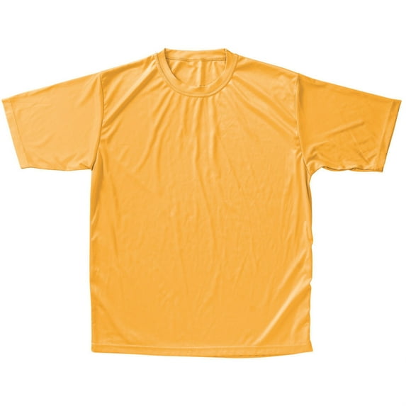 T-SHIRT,MOISTURE MANAGEMENT - YOUTH-GOLD-M