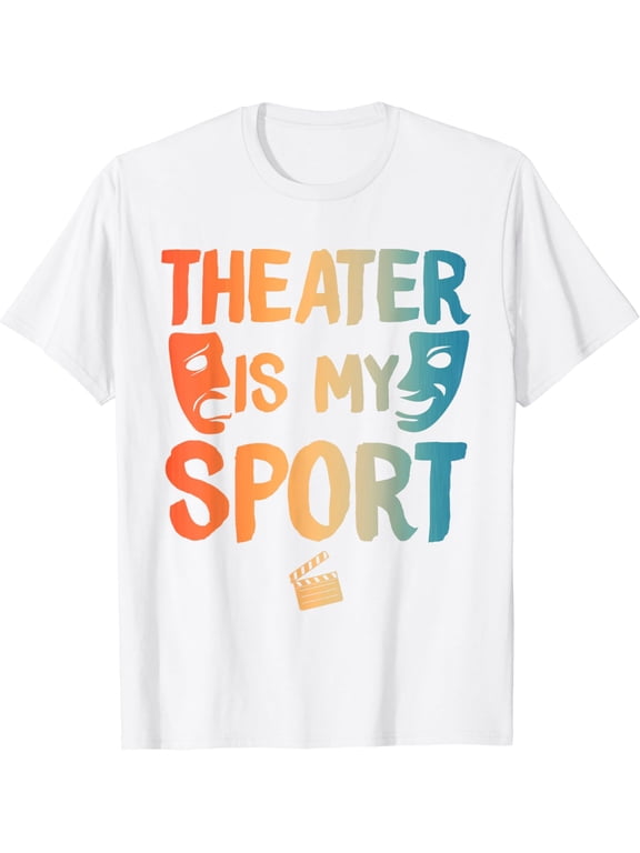 T-SHIRT Theater Art For Men Women Drama Actor Musical Theatre Lover T-SHIRT mens t shirt,white,women,funny,misfits,men,journey